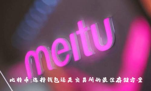 比特币：选择钱包还是交易所的最佳存储方案